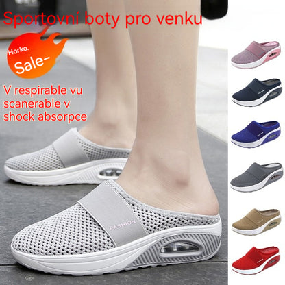 💥💥【Velikosti 35-43】Síťované boty s dutým výstřihem a vzduchovým polštářem 4239869