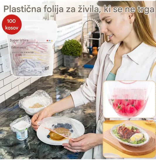 🔥【Oprostitev】100 kosov, praktično in bolj priročno. Plastična folija za enkratno uporabo, odporna na vonjave