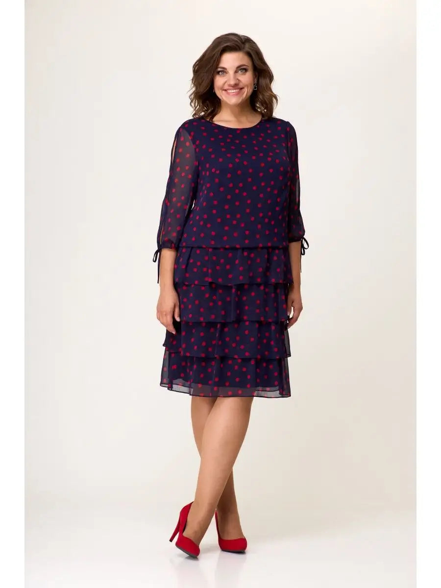 🏆[Último día, 50% de descuento]【S-5XL】💃Vestido de lujo con silueta ligera, confeccionado en cómoda gasa.