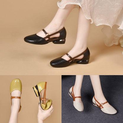 🔥🌴【Velikosti 35-41】Jarní módní a elegantní dámské sandály✅Materiál z přírodní kůže✅Měkká podrážka 4255207