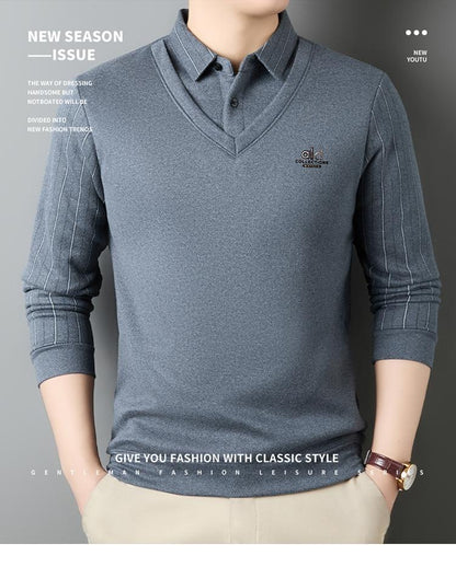 💥【S-3XL】Elegantni dvodelni komplet srajc s flis podlogo