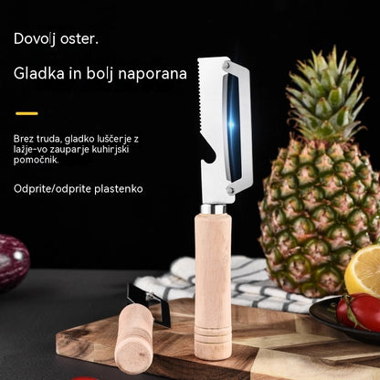 ✅Kupite enega in dobite enega brezplačno (2 artikla) 🧅🔪 Večnamenski kuhinjski lupilec: Lupite, sekljajte zelenjavo, odpirajte steklenice! 🔥