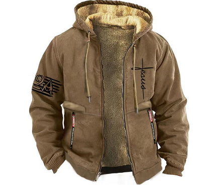 🔥🧥🔥【Plačilo ob dostavi】【S–3XL】Elegantna in topla moška jakna iz flisa za jesen in zimo
