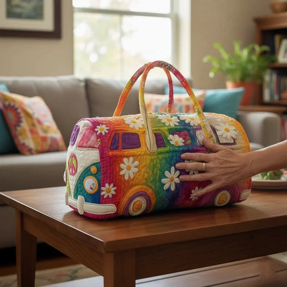[Novedades de 2026, oferta por tiempo limitado]Bolsa de viaje acolchada Hippie Van