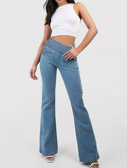 👖✨Vroča uspešnica - kavbojke z visokim pasom, ki vitke in oblikujejo zadnjico💖