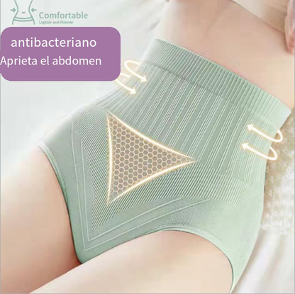 Último día con 50 % de descuento:【7 piezas 】 bragas antibacterianas impermeables de cintura alta