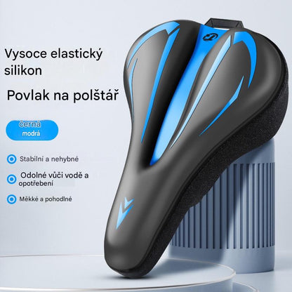 🚲Potah na sedlo horského kola, vyrobený z silné, voděodolné, ultra měkké silikonové kůže.