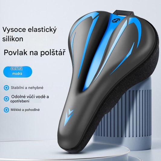 🚲Potah na sedlo horského kola, vyrobený z silné, voděodolné, ultra měkké silikonové kůže.