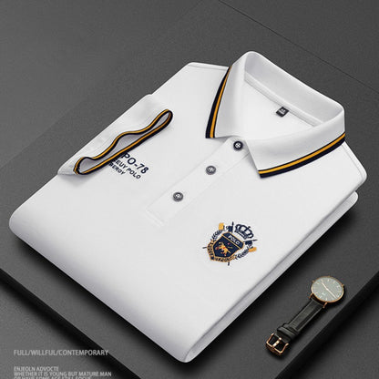 🔥🥰【M-3XL】Najnovejša moška polo majica s kratkimi rokavi na rever leta 2025