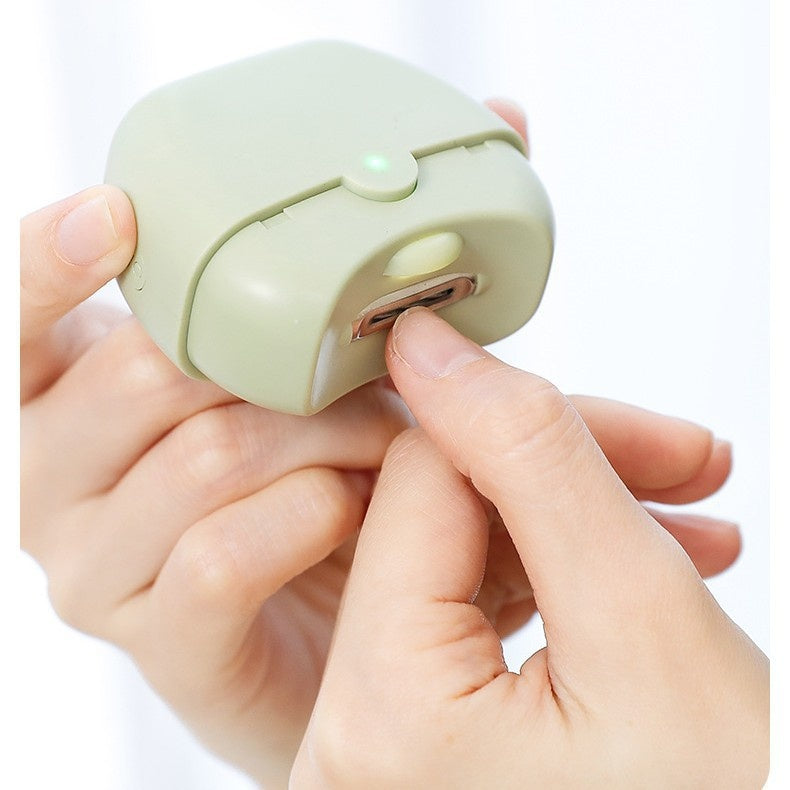 🔥 Multifunkční elektrický pilník na nehty, elektrické kleštičky na nehty s ochranou proti skřípnutí