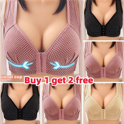 💥【Časovno omejena ponudba - 3 kosi】【49–120 kg】Visokokakovosten moden seksi push-up modrček