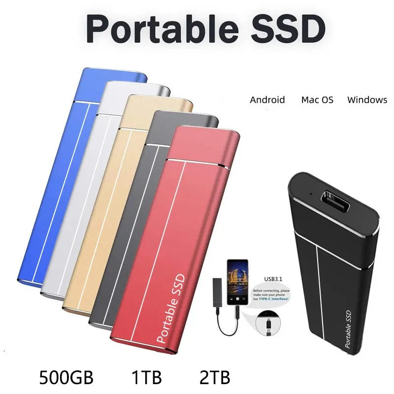 Majhen mobilni SSD【16TB】