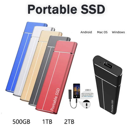 Majhen mobilni SSD【16TB】