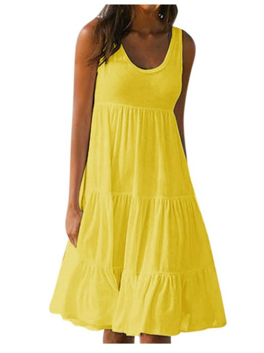 👗 [S-5XL] Preprosta udobna obleka.