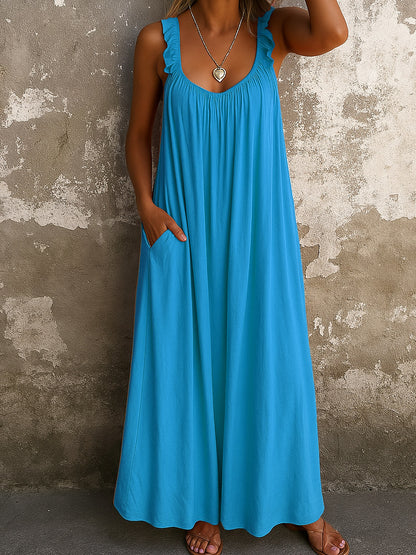 👗🌺Ρομαντικό φόρεμα γυναίκας-Ιδανικό για καθημερινή χρήση με στυλ και άνεση