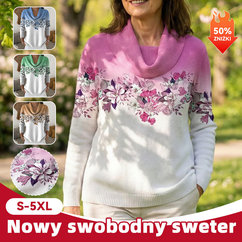【S-3XL】Nowy damski luźny sweterek na co dzień 4216258