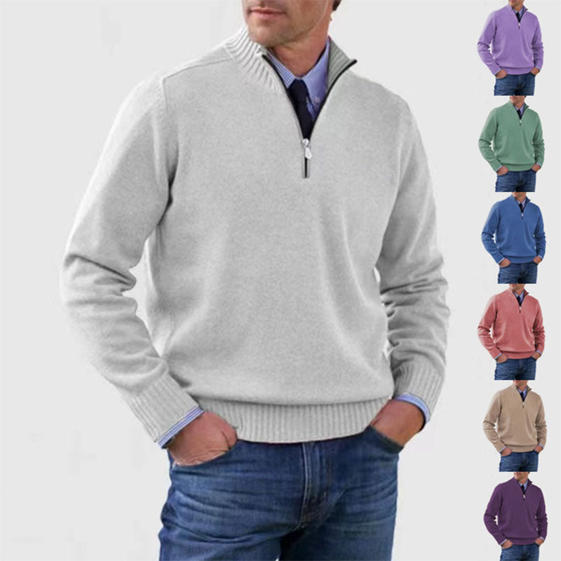 【L-5XL】🎉 Moški kašmirski pleteni pulover, topel in odporen na mraz