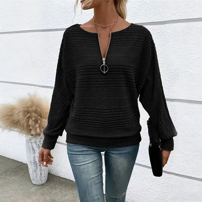 【S-2XL】Nowy damski, luźny, jednokolorowy, rozpinany sweter z długim rękawem 4216209