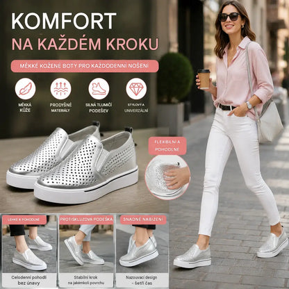 🔥【velikosti 34–41】Nová kolekce dámských bot z měkké kůže s tlustou podrážkou pro každodenní nošení, rok 2026