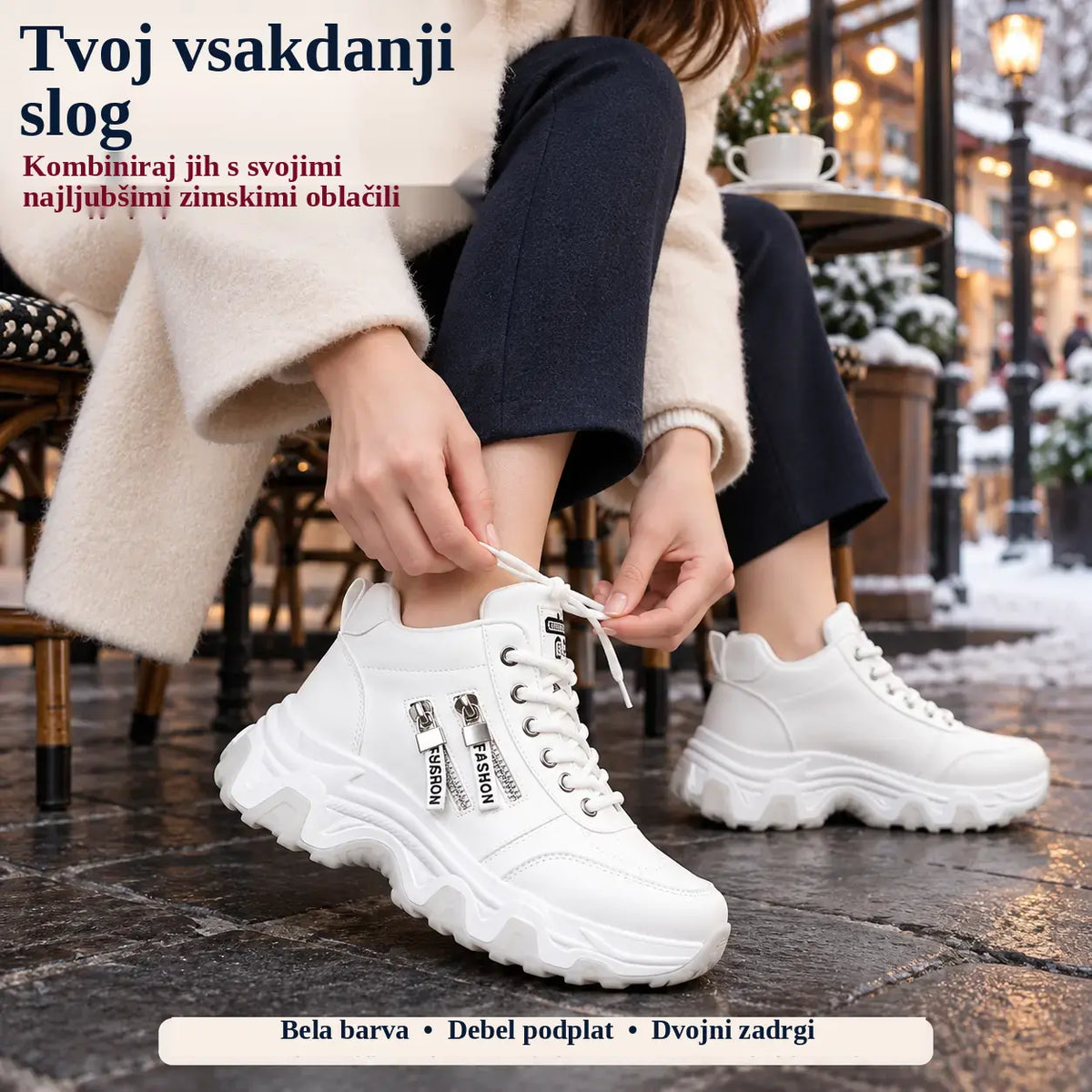 🔥【35-44】🔥 Ležerni športni čevlji z višjim podplatom za optično povečanje višine