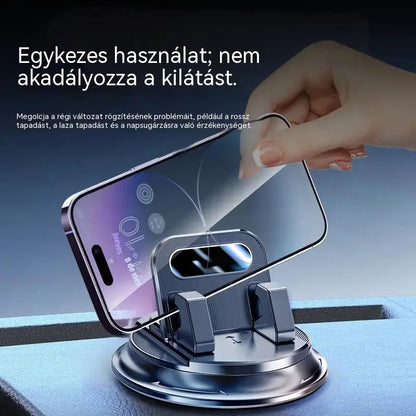 🎯 50% KEDVEZMÉNY MINDENRE! Forgatható telefontartó – Biztonságos műszerfalra rögzítés, nagy tapadású gumi 🧭🔄 【Minőség garantált】