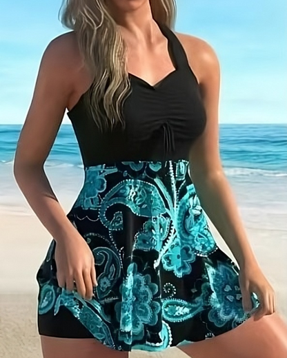 🏖️👙🌴【S–6XL】Stylové vzorované dámské plavky v nadměrných velikostech