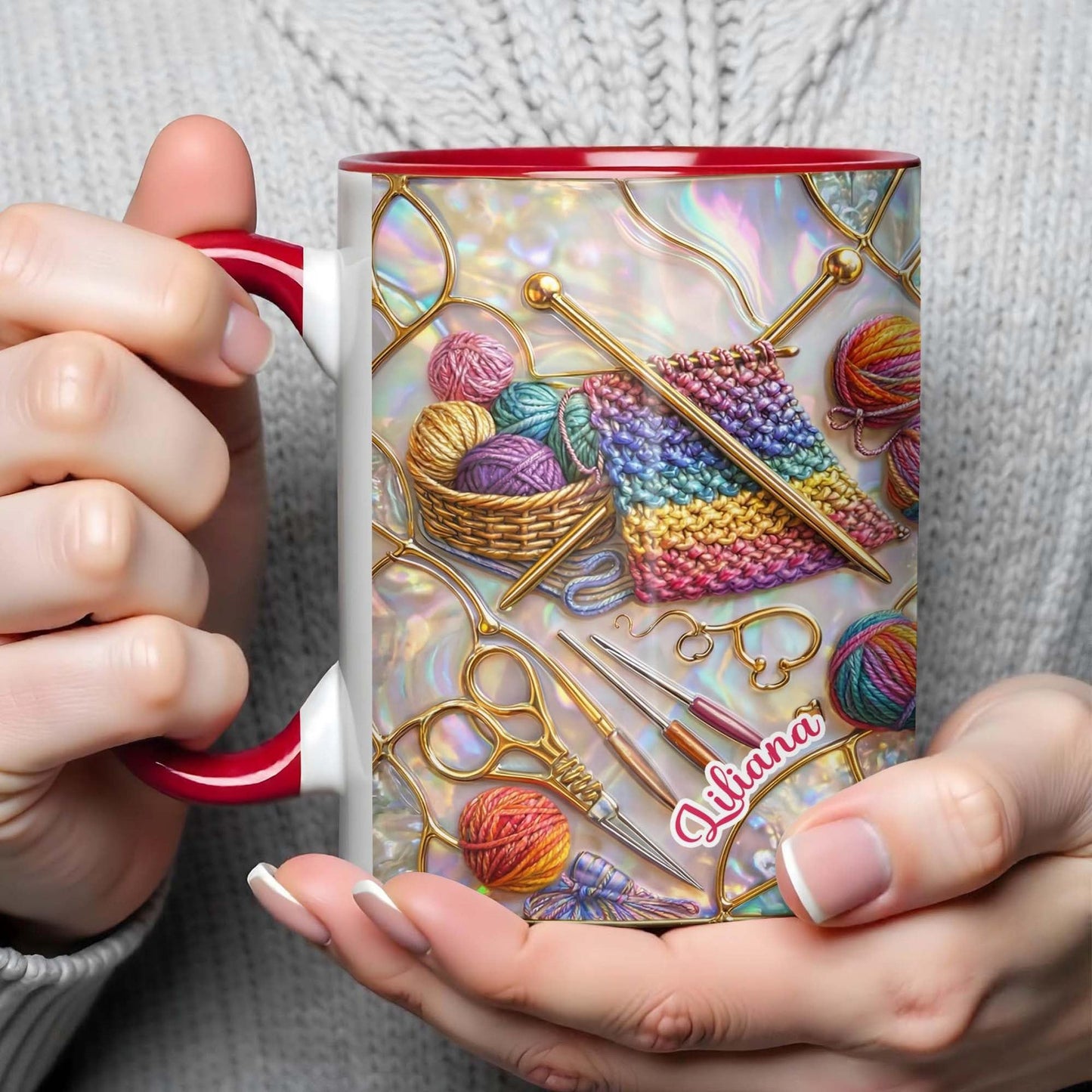 🧵☕Kubek do szycia – idealny prezent dla kreatywnych osób, które uwielbiają szyć. 4221916