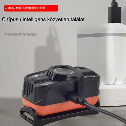 💥【Vásároljon 1-et, kap 1-et ingyen】🌟💡Indukciós LED-es fényszórók intelligens USB-töltéssel