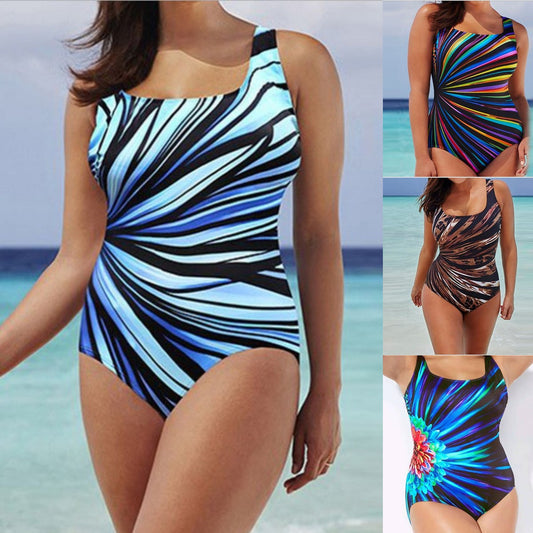 🌴🔥☀️【L-5XL】2026 Jediné plavky s gradientními pruhy