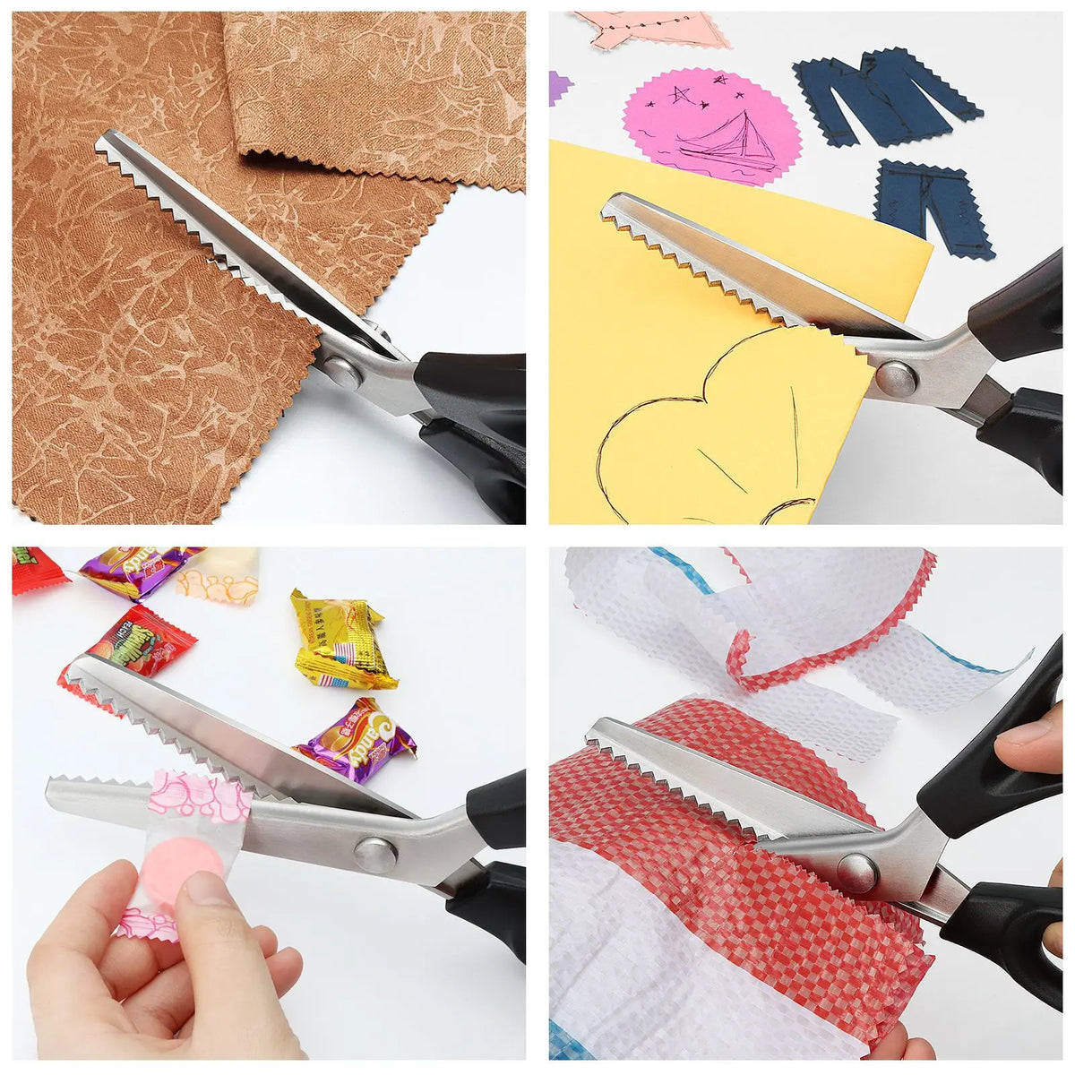 🔥✂️ Cikcak škarje za blago, na voljo v 5 velikostih.