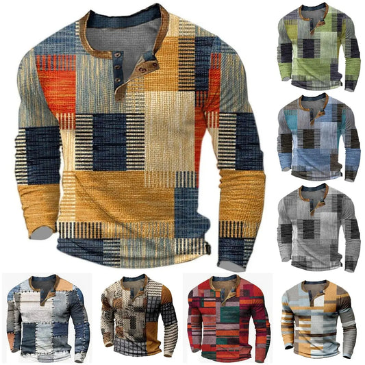 🔥🔥Nova moška polo majica z dolgimi rokavi velike velikosti【S-4XL】