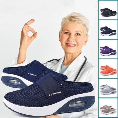 【35-43】2026 Zapatos de malla hueca con colchón de aire