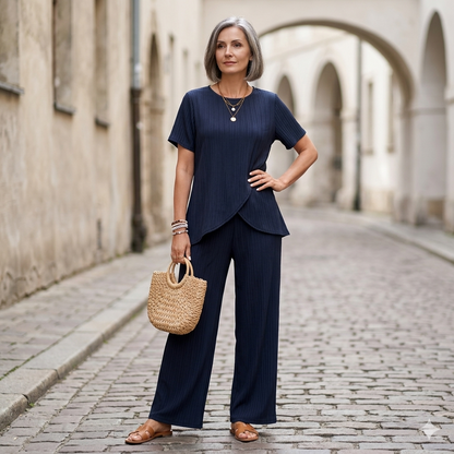 ✨👘✅ Platba při doručení ✅ 【S–3XL】Moderní minimalistický styl, jednobarevný design, nepravidelný střih, přiléhavý střih