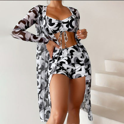 【✨S-XL】👙 Nove modne tridelne kopalke, na voljo več barv 3655460
