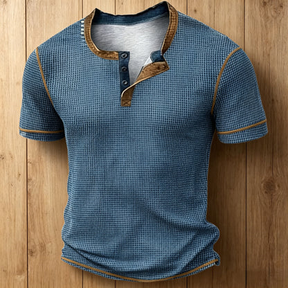 🎁😍【Időben Korlátozott Ajánlat】👔【S-6XL】Férfi Rövid Ujjú Mintás Póló