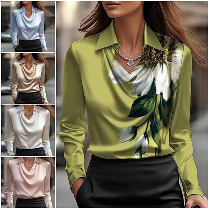 🔥【Jesienna nowość】【S-3XL】🌷Nowa prosta i elegancka koszula damska