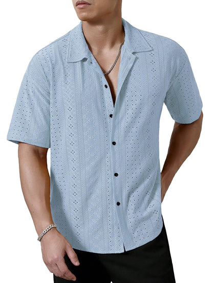 🌊👔Άνετο πουκάμισο για άνδρες-Ιδανικό για casual εμφανίσεις με μοντέρνο ύφος