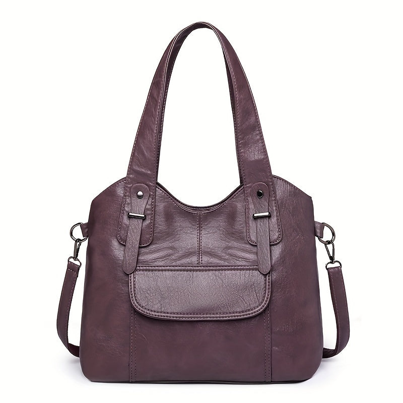 👜Nuevo bolso retro de hombro para mujer de cuero natural, disponible en seis colores💓 4217047