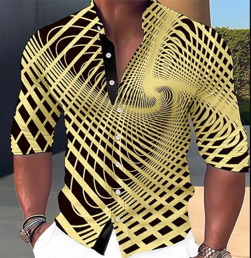 👔🔥【S-6XL】Moška bombažna potiskana majica