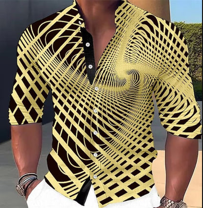 👔🔥【S-6XL】Moška bombažna potiskana majica