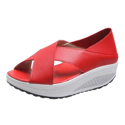 [Tallas 35-40] Nuevas sandalias casuales para mujer 2026, suela gruesa, transpirables, con puntera abierta. 4313678