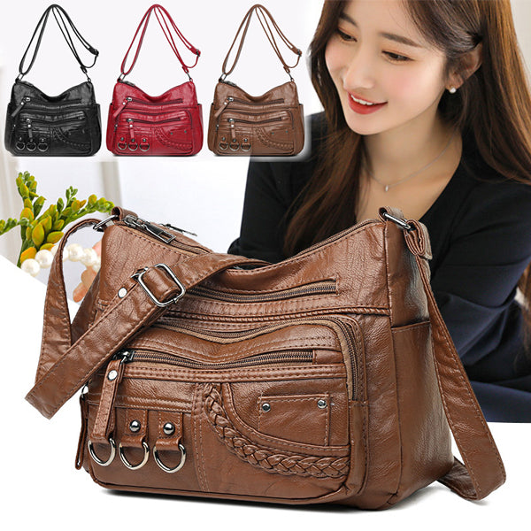 💥【50% zniżka na czas ograniczony】👜2025 nowa torba na ramię / crossbody z miękkiej skóry o dużej pojemności