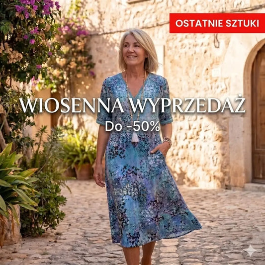 🔥Oferta ograniczona czasowo🔥【S-3XL】Lekka i zwiewna sukienka o twarzowym kroju