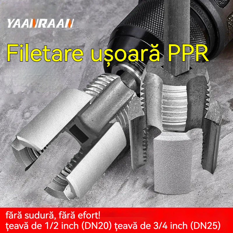 🔩 Enostavno PPR narezovanje – brez varjenja, brez napora! 【Set 2 kosa – za cevi 1/2” (DN20) in 3/4” (DN25)】