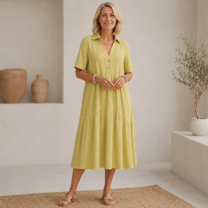 🌺👗[Plačilo ob dostavi] Nova visokokakovostna, lahka in zračna obleka za prosti čas (S-5XL) iz leta 2026