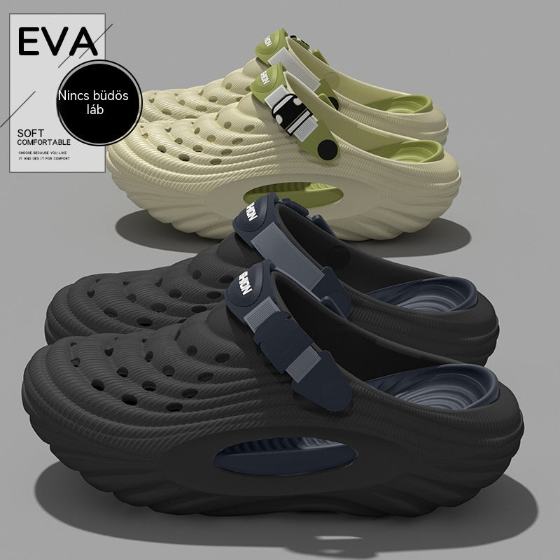 👟 -50% Most! 🌬️ Férfi szandál vastag EVA talppal – könnyű, csúszásmentes, légáteresztő 🏃‍♂️ Tökéletes strandra, edzéshez, hétköznapokra!