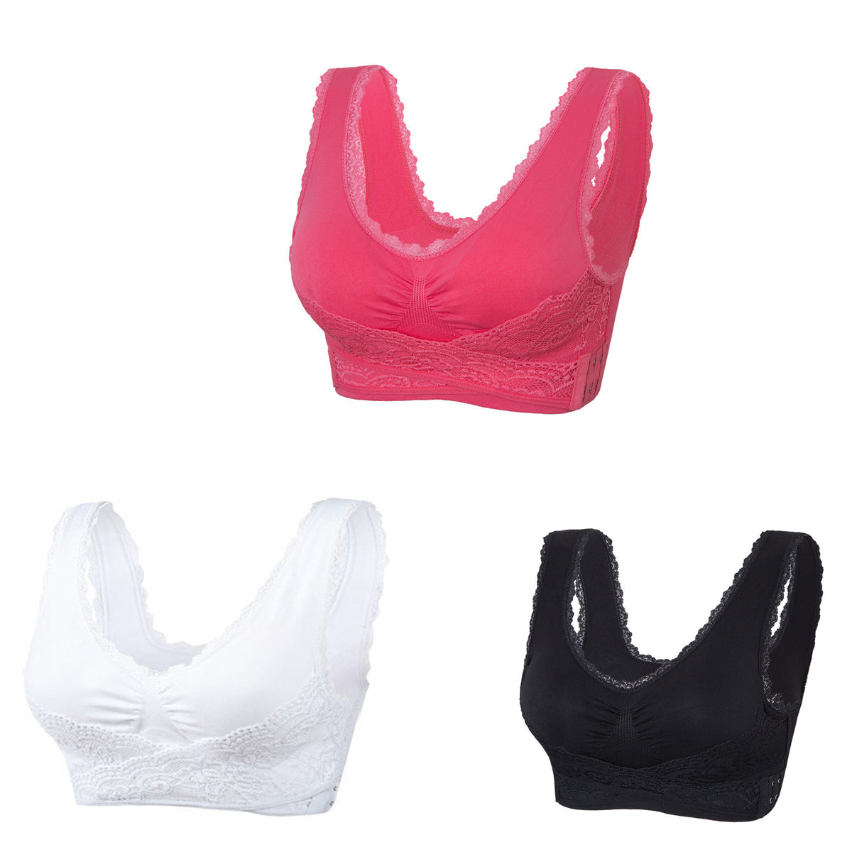 🎉 【pakiranje 3】Comfort nedrčki eleganten bombažni.