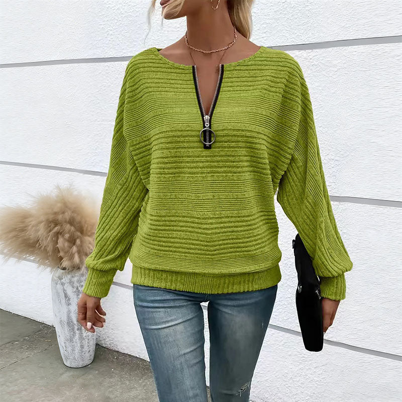 【S-2XL】Nowy damski, luźny, jednokolorowy, rozpinany sweter z długim rękawem 4216209