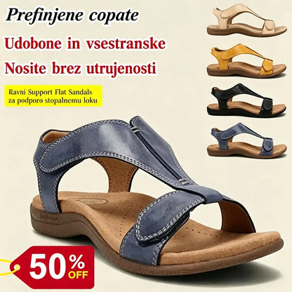 🌻👡【36-43】Poletni sandali z mehkim podplatom in oporo za lok stopala, ležerni in udobni