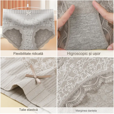 🔥【Kupite 4, dobijte 4 besplatno】🔥Žensko antibakterijsko donje rublje visokog struka koje upija vlagu